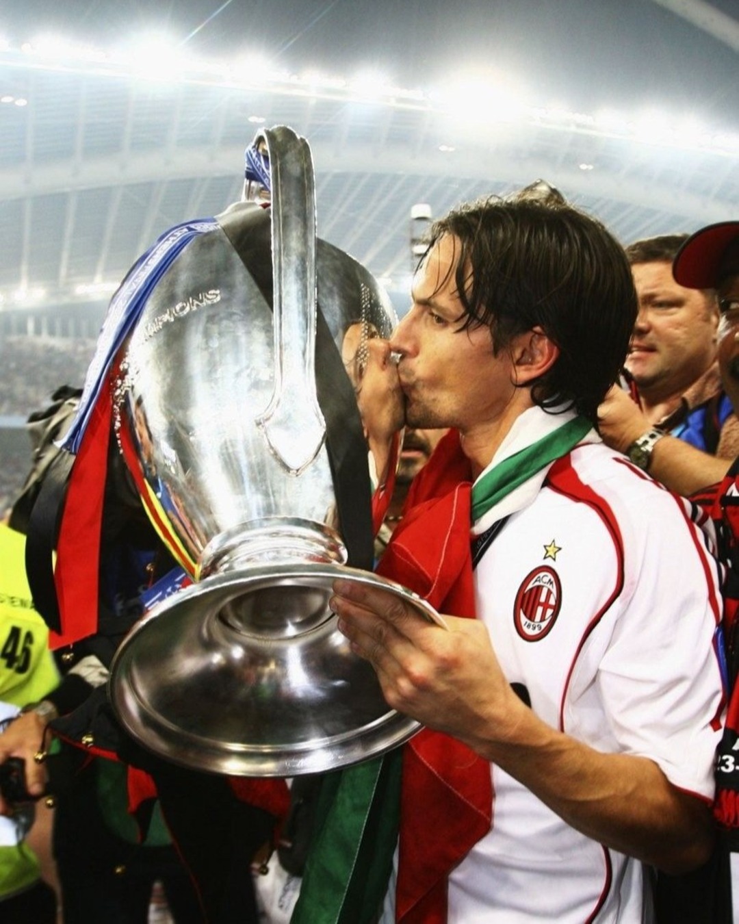 Filippo Inzaghi wearing AC Milan 2006-2007 Away Kit