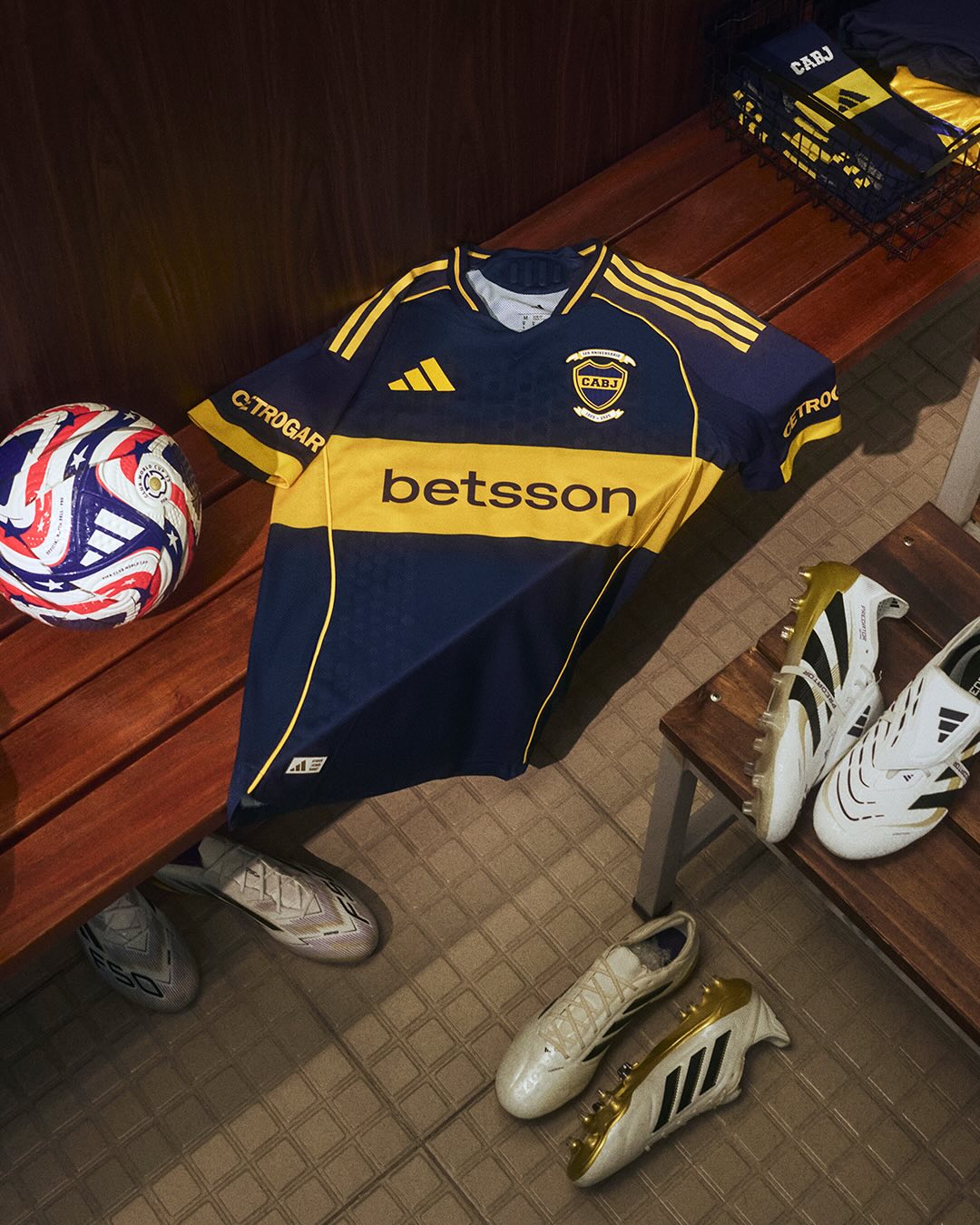 Boca Juniors 2025-2026 home kit
