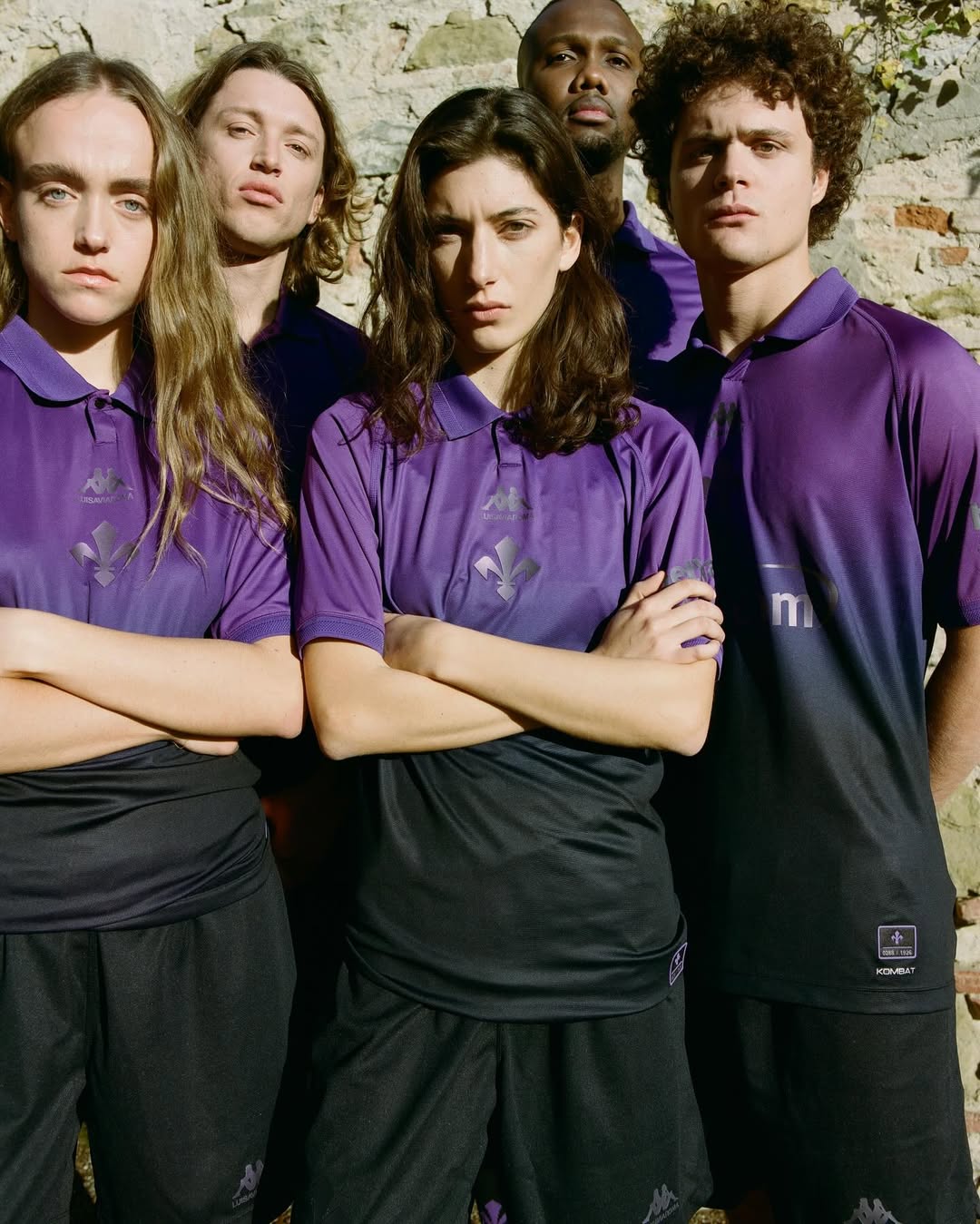 Fiorentina's fans wearing Fiorentina 2024-2025 special kit