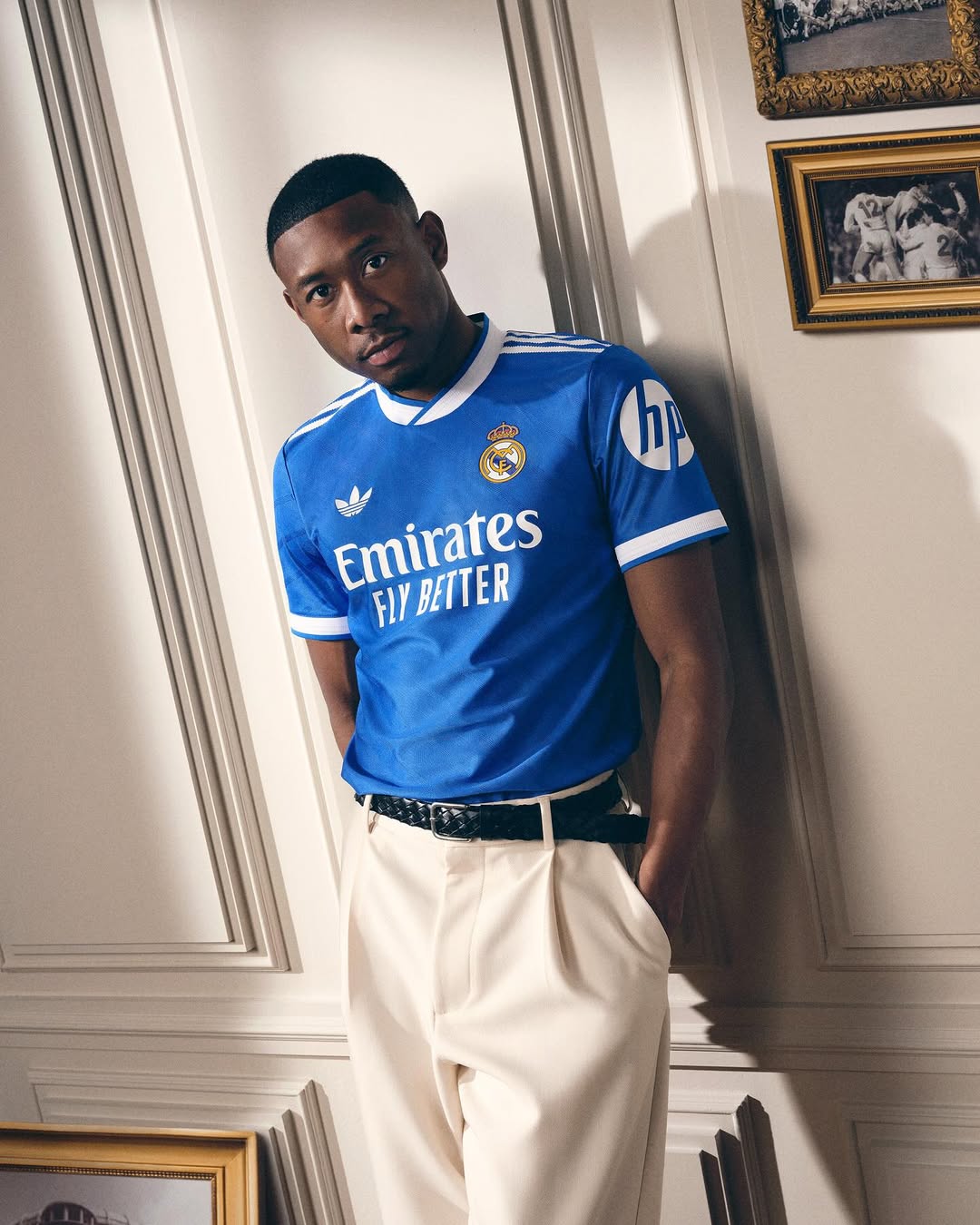 Alaba wearing Real Madrid 2025-2026 third kit