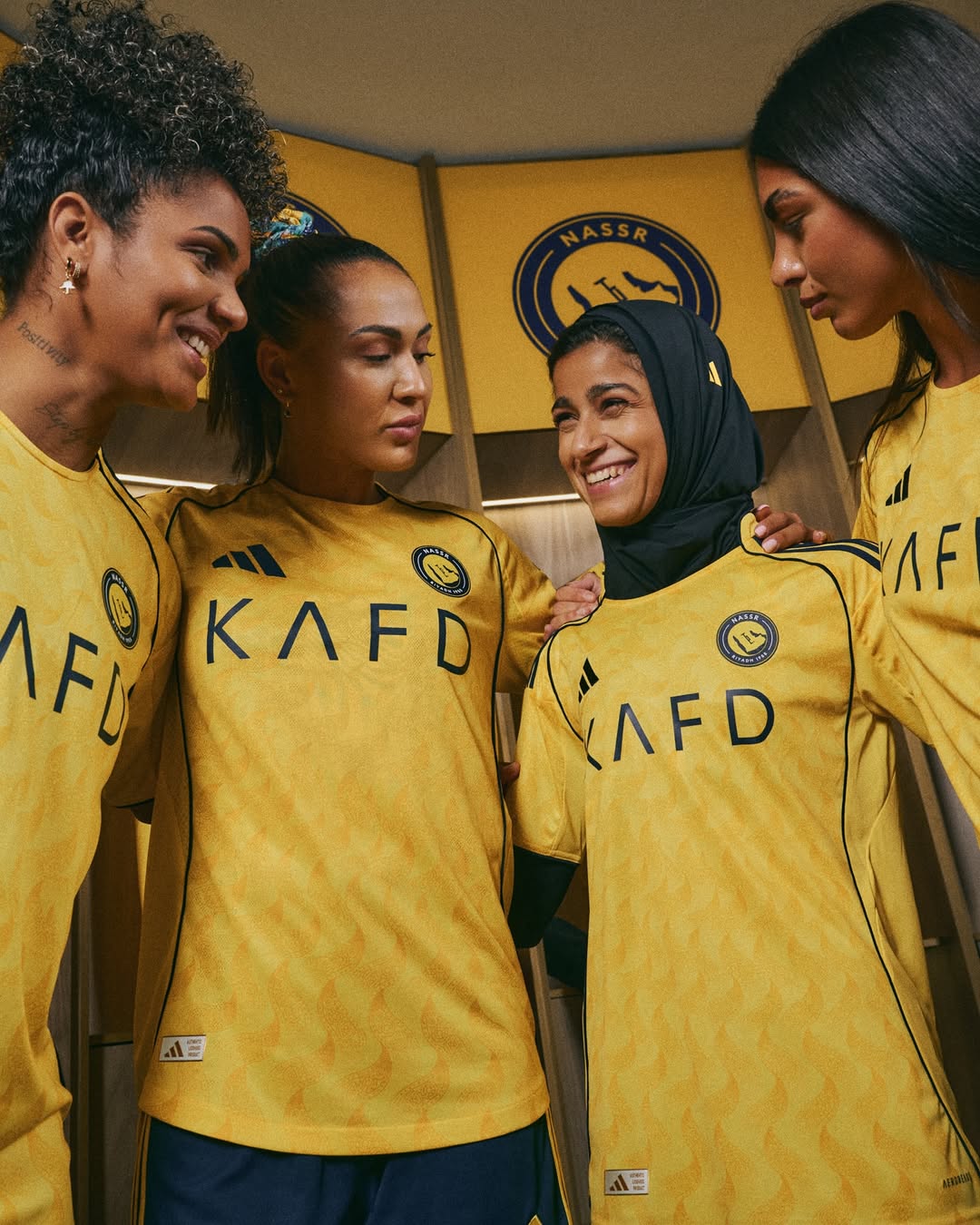 Women Players Wearing Al Nassr 25-26 Home Kit