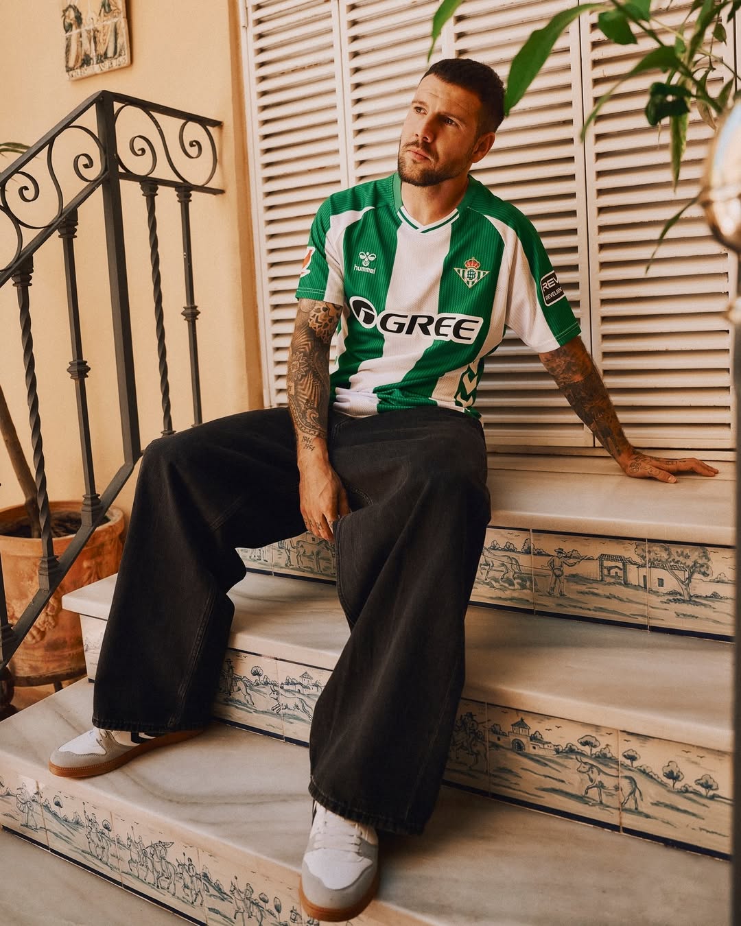 Aitor Ruibal Garcia wearing Real Betis 2025-2026 Home Kit