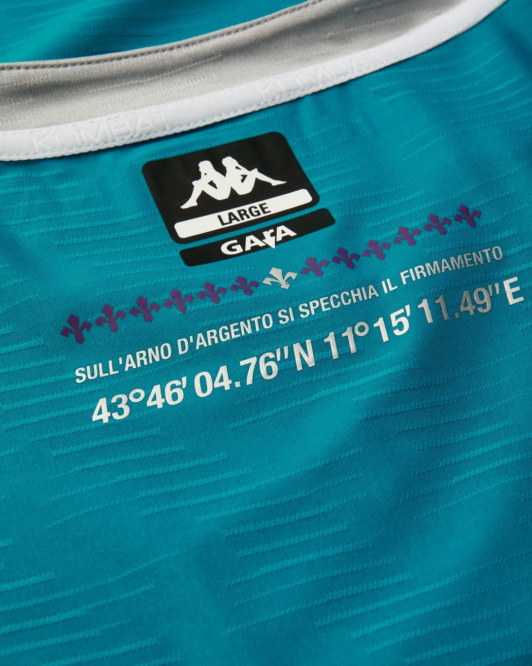 Detail of Fiorentina 2025-2026 third kit