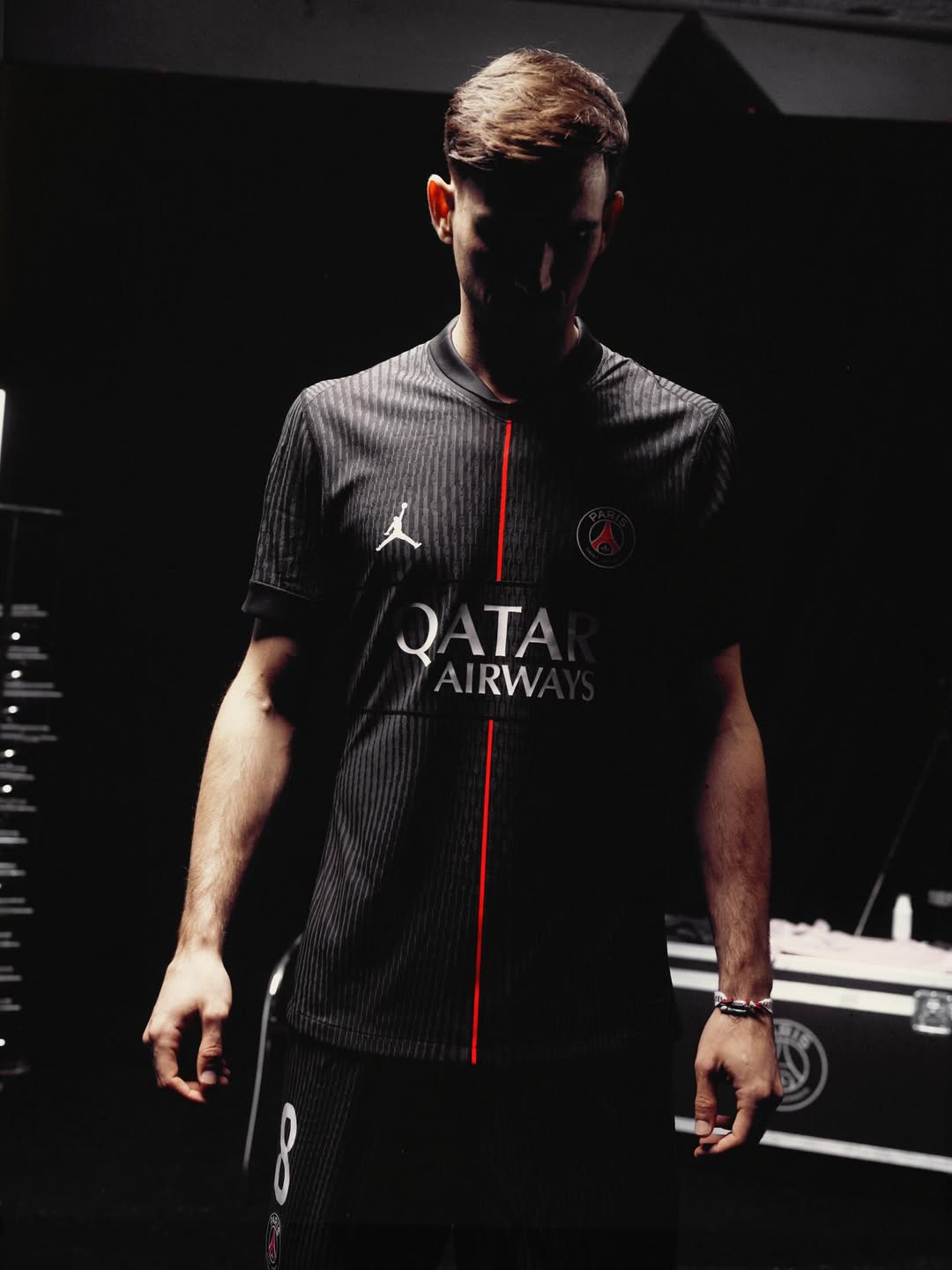 Fabian Ruiz wearing Paris Saint Germain 2025-2026 fourth kit