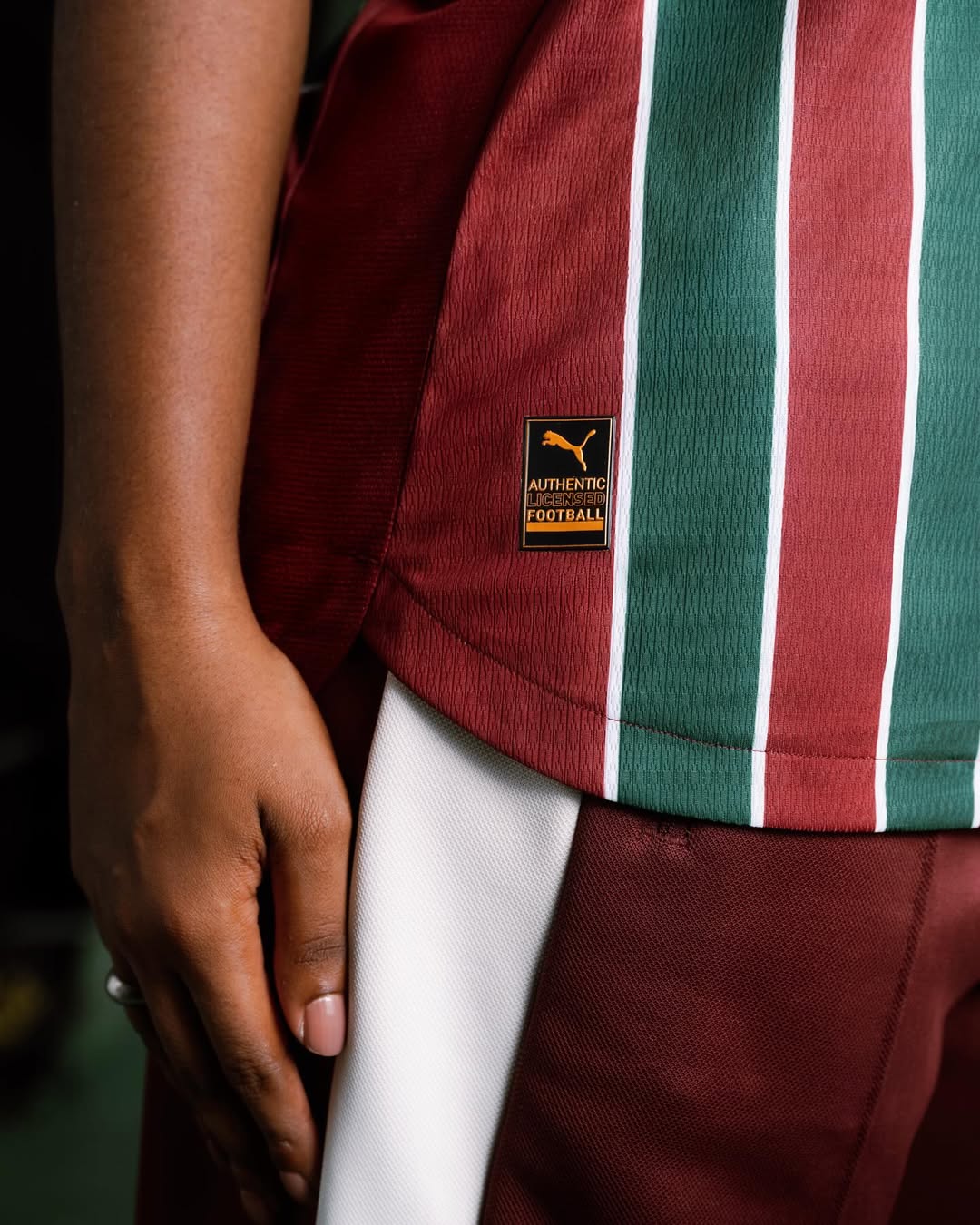 Detail of Fluminense 2026 home kit