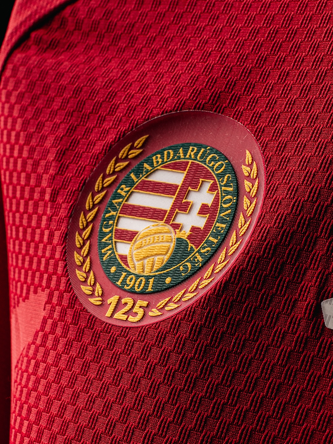 Detail of Hungary 2026 home kit