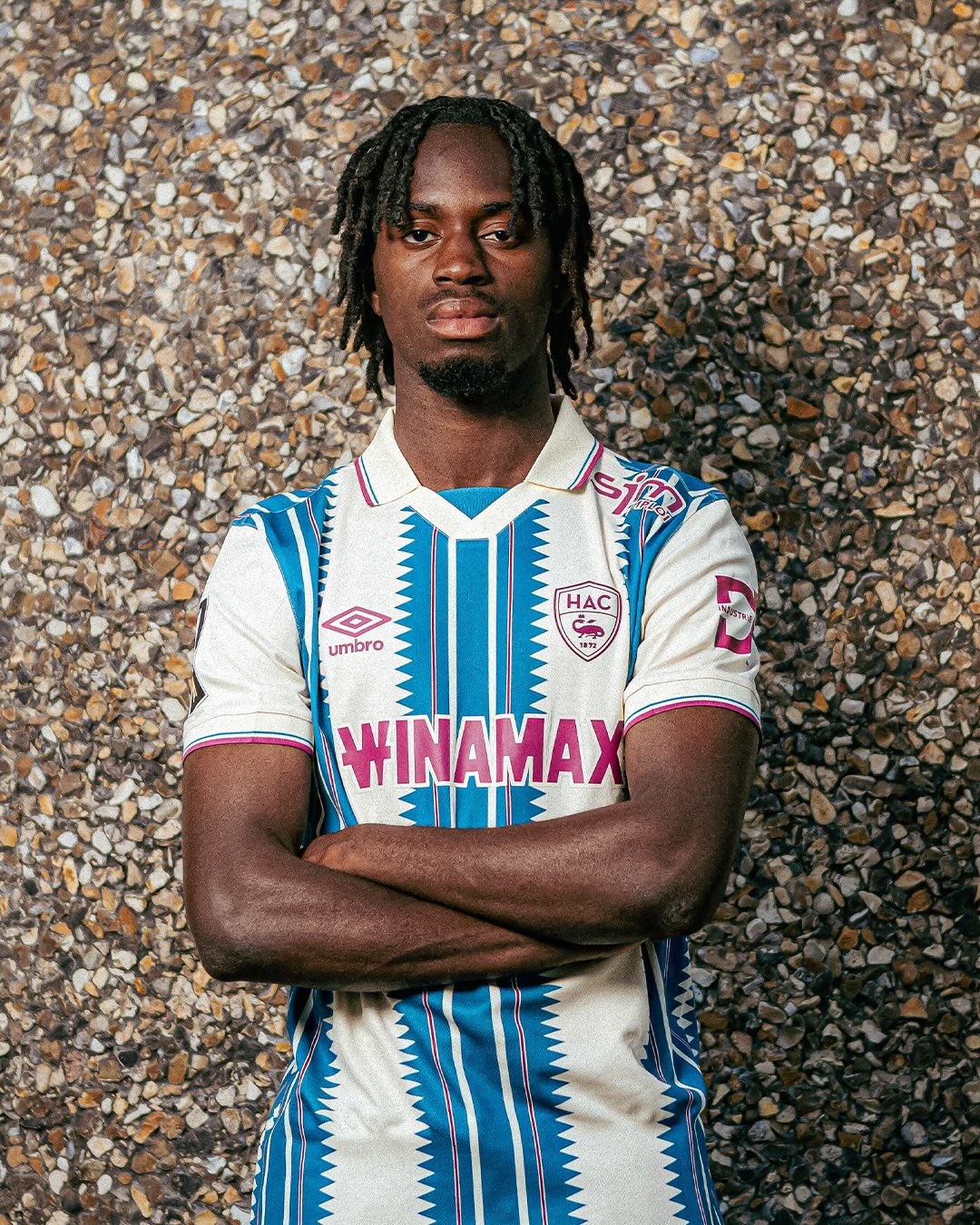 Le Havre's player wearing Le Havre 2025-2026 third kit
