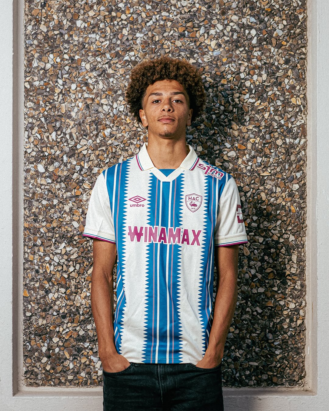 Le Havre's player wearing Le Havre 2025-2026 third kit