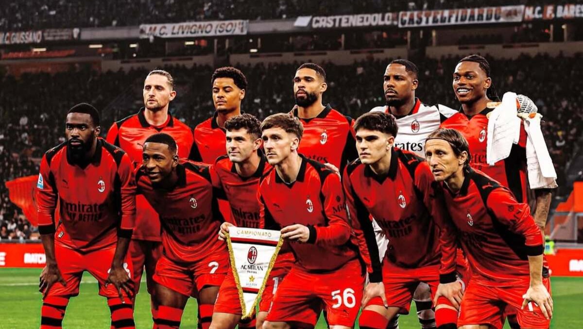 MIlan wearing his fourth kit
