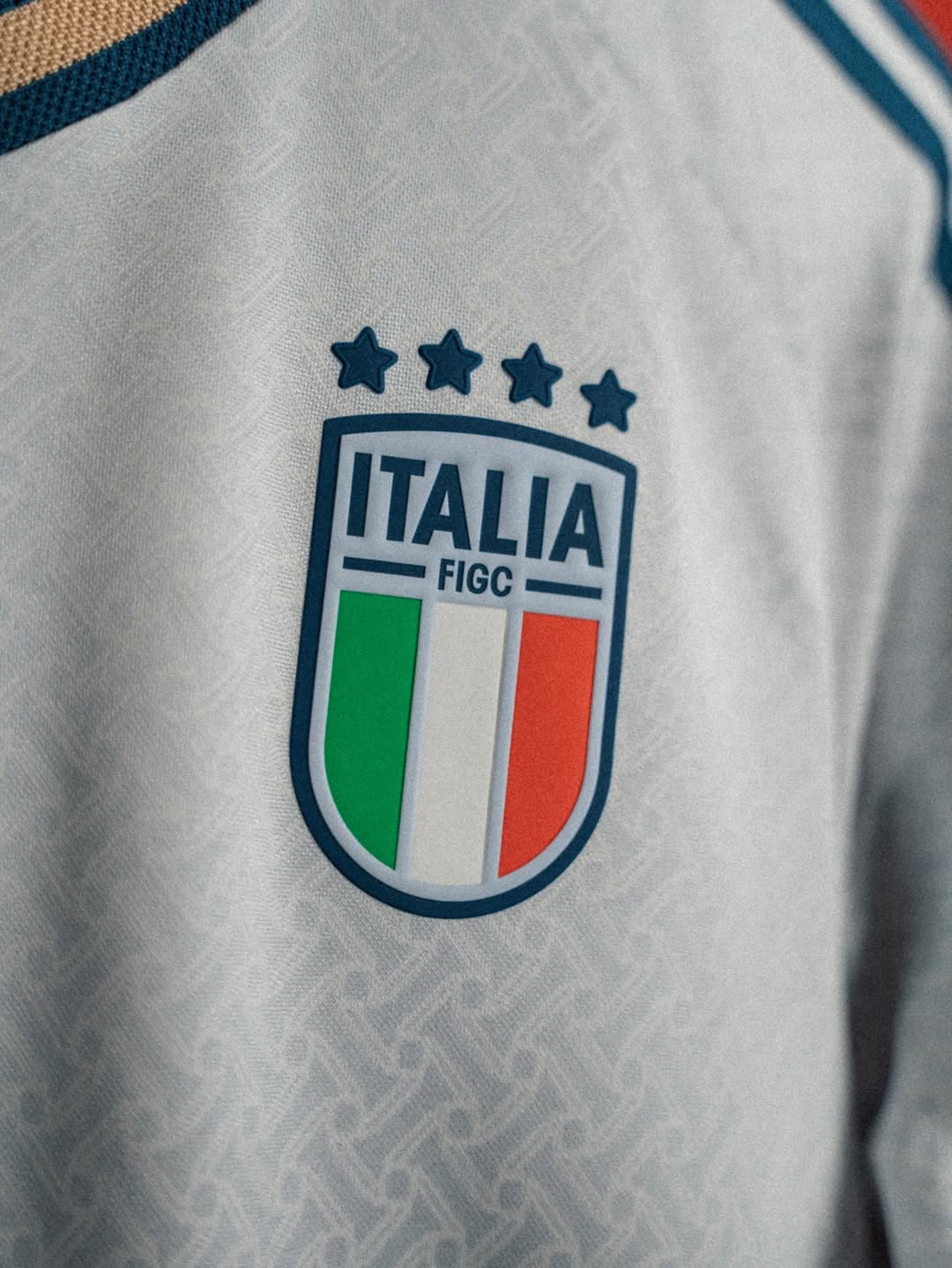 Detail of Italia 2026 away kit