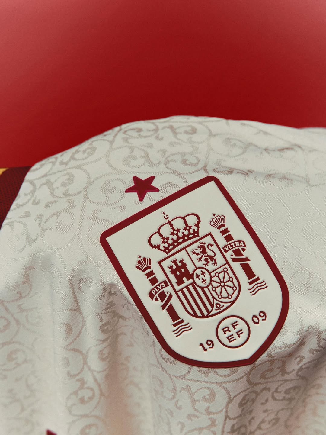 Detail of Spain 2026 away kit